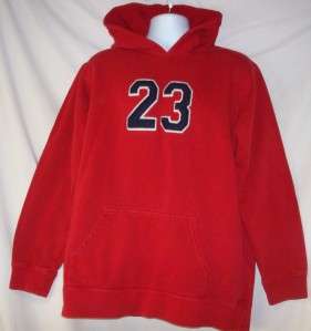 Chicago Bulls #23 Sonoma Red Hooded Sweatshirt Medium  