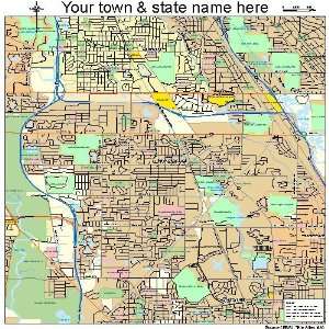  Street & Road Map of Northbrook, Illinois IL   Printed 