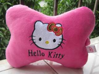 Sanrio hellokitty pink hello kitty 1pair pink neck pillow for car 
