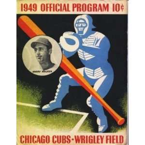  1949 Chicago Cubs V St Louis Cardinals Official Program 