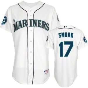  Justin Smoak Jersey Adult Majestic Home White Authentic 