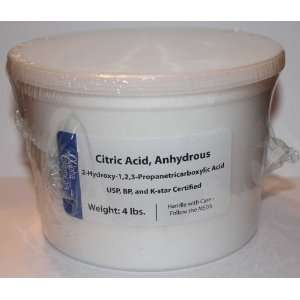  Citric Acid   Food Grade   4 Pound Tub 