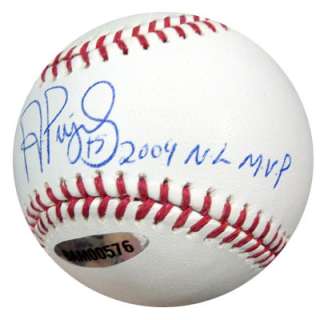Albert Pujols Autographed Signed MLB Baseball 2009 NL MVP UDA 