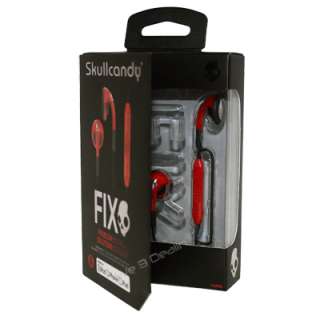 Skullcandy S3FXDM160 FIX Bud In Ear Headphones with Microphone (Red 