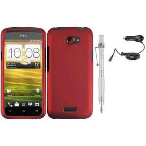   Cover Case for HTC ONE X Smartphone *AT&T* + Bonus Pen + Car Charger