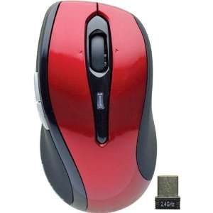 Gear Head Red 2.4GHz Wireless Optical Tilt Wheel Mouse With Scalable 