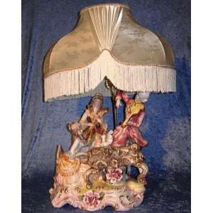 20 Capodimonte Three Musicians Lamp 