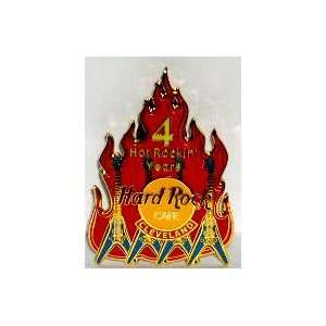  Hard Rock Cafe Pin # 12720, 2002 Cleveland 4th Anniversary 