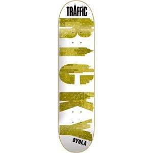  Traffic Oyola Skyrise Skateboard Deck   7.5 Sports 