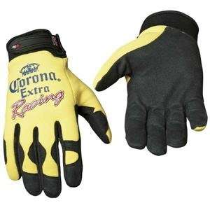  Joe Rocket Corona Race Prep Gloves   2X Large/Yellow 