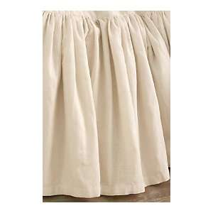  Celeste Voile Bedskirt   Brown