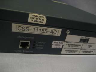 Cisco CSS 11155 AC CS 150 LAN 05 Cisco 11155 Content Services Switch 