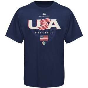   World Baseball Classic Navy Blue Momentum T shirt