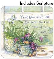 Flowers On Sill Coasters Shelly Reeves Legacy  