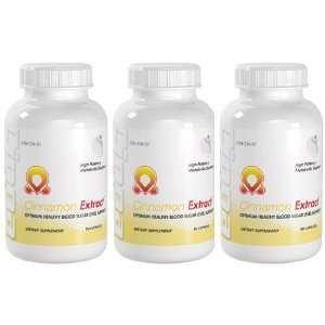   Extract Healthy Blood Sugar Level Support 270 Capsules 3 Bottles