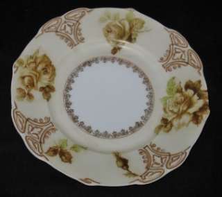 Hermann Ohme Old Ivory Silesia 16 Bread Plate CLAIRON  