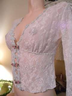 NWT Nightgown Gown CLAIRE PETTIBONE Bride Lace  Couture 