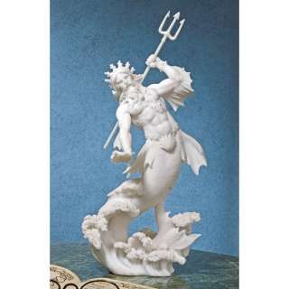   Poseidon & Amphitrite Statue. Greek Gods Gallery Art Products.  