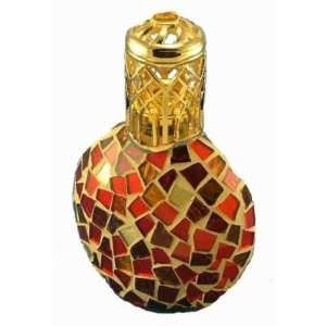  Monaco Red & Gold Mosaic Fragrance Lamp by Courtneys