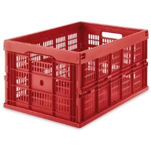  22 x 14 x 11 Red Milk Crates