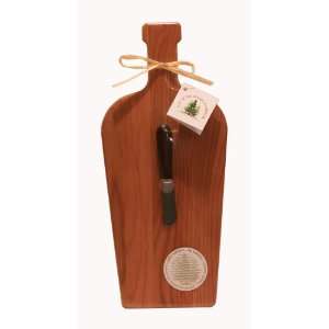   Oregon Large Wine Bottle Board with Walnut Spreader