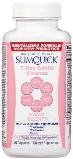 SLIMQUICK   7 Day Cleanse   Gentle Detox Dietary Supplement   56 
