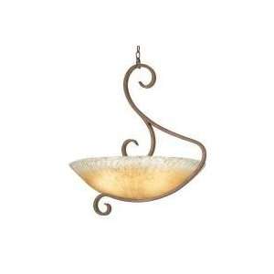   Cleft 5 Light Pendant w/ Murano Glass   4066 / 4066AS/G92   colo/4066