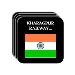 India   KHARAGPUR RAILWAY SETTLEMENT Set of 4 Mini Mousepad Coasters