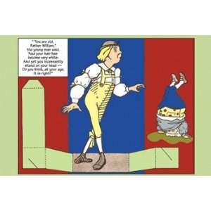   Stands on his Head   Poster by John Tenniel (18x12)