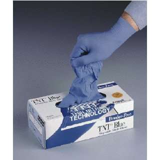   Blue Powder Free Nitrile Gloves, 5 mil, Size SM; 9.5 in [pack of 100