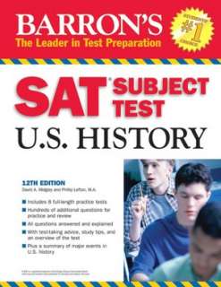   Barrons SAT Subject Test in U. S. History by David A 