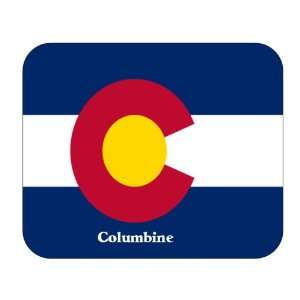  US State Flag   Columbine, Colorado (CO) Mouse Pad 