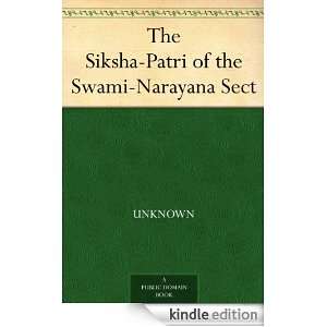 The Siksha Patri of the Swami Narayana Sect null  Kindle 