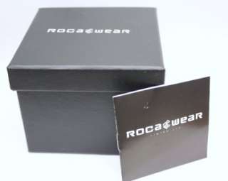 Rocawear Men Ringer Oversized Steel Iced Watch RG104921  