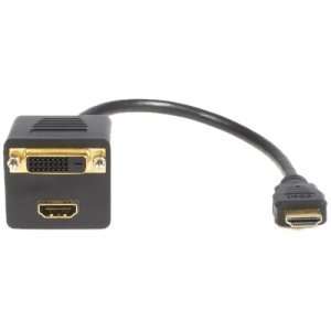 ft HDMI Splitter Cable   HDMI to HDMI and DVI D   M/F. HDMI TO HDMI 