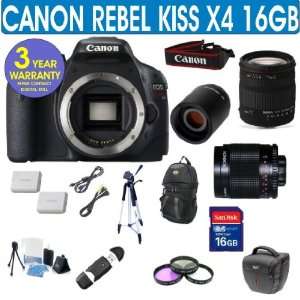  CANON REBEL KISS X4 + SIGMA 18 200mm LENS + ROKINON 500mm 