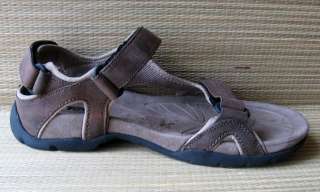 NEW Teva Fossil Canyon Leather Sandals Shoes MENS 13  