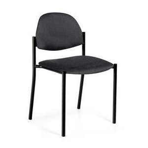  Global Comet Armless Stacking Chairs, Gray Olefin Fabric 