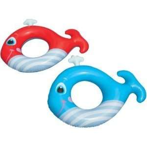  Inflatable Baby Blue Whale Pool Ring Toys & Games