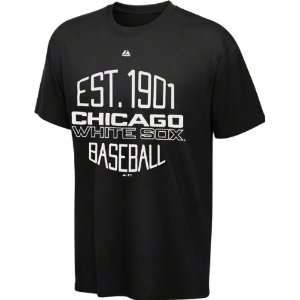  Chicago White Sox Black Luxury Box T Shirt Sports 