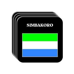 Sierra Leone   SIMBAKORO Set of 4 Mini Mousepad Coasters