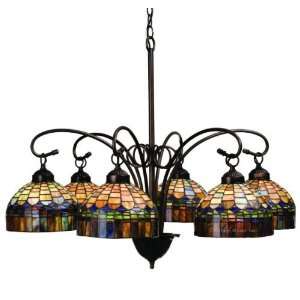  Candice Tiffany Stained Glass Chandelier Lighting Fixture 