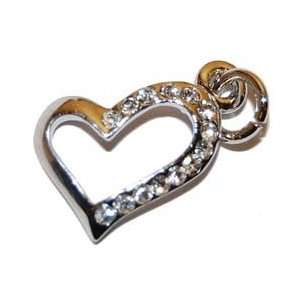  Nail Dangle   Silver Heart Beauty