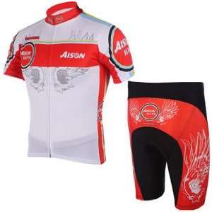  2011 Italian brand AISON short sleeved jersey suit (AS003 
