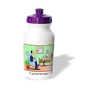   Medicine Cartoons   Horse At Shrink   Water Bottles