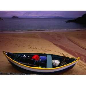 Boat on Jao Fernades Beach, Buzios, Rio De Janeiro, Brazil Stretched 