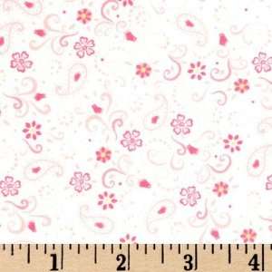  44 Wide Shopping Spree Tiny Paisley White Fabric By The 