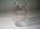 swedish college art glass cut crystal vase trophy fraternity sorority 