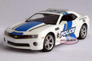   Police Car 124 Alloy Diecast Model Car With Box White B377  