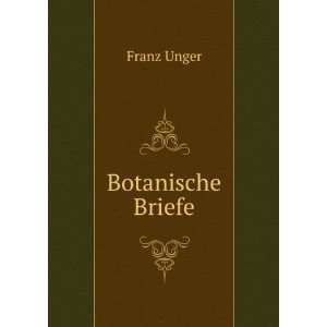  Botanische Briefe Franz Unger Books